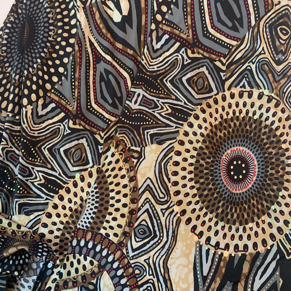 Geometric Halter Dress - Picture 2 of 5